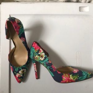Floral high stilettos